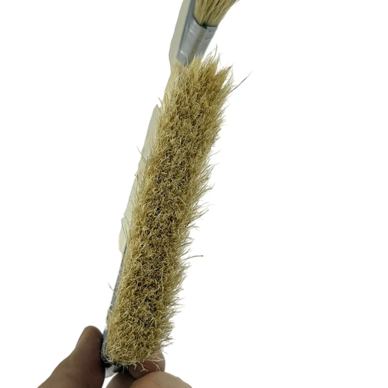 Premium Wooden Handle Paint Brush With Natural Bristles For Limes Plastering Professional Use And Multiple Applications JOMD