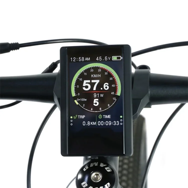 3.2inch Colorful New 850C P850C Electric Bicycle Speed.ometer Display For Bafang BBS01B BBS02B BBSHD Mid Crank Drive Motor Kit