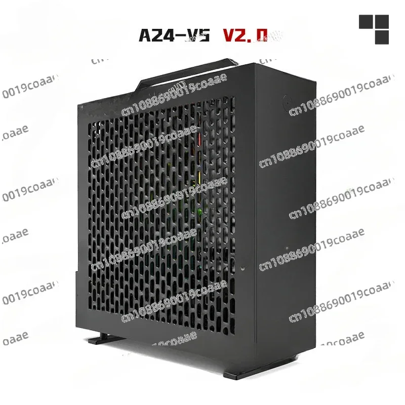 Lzmod Mini A24-V5 2.0 Dual Slot Single Display 1U Power Supply ITX Chassis Double Sided Chamfer