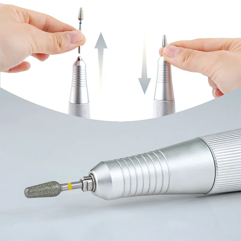 Diamond Sand Nagelvijlen Boor Nagelriem Polijsten Bit Nagels Slijpkop Elektrische manicure Polish Cuticle Clean Nail Tool