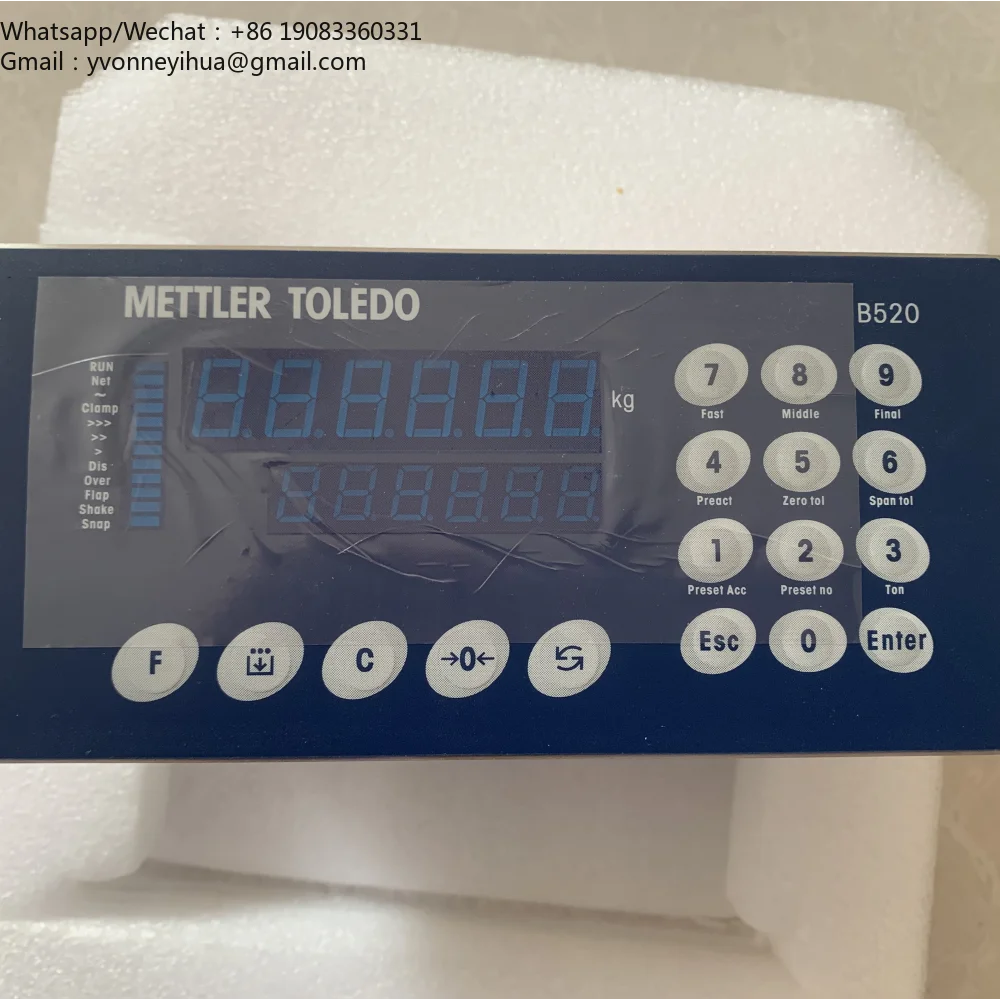 

Weighing Display Controller B520 100-240 VAC 50/60Hz