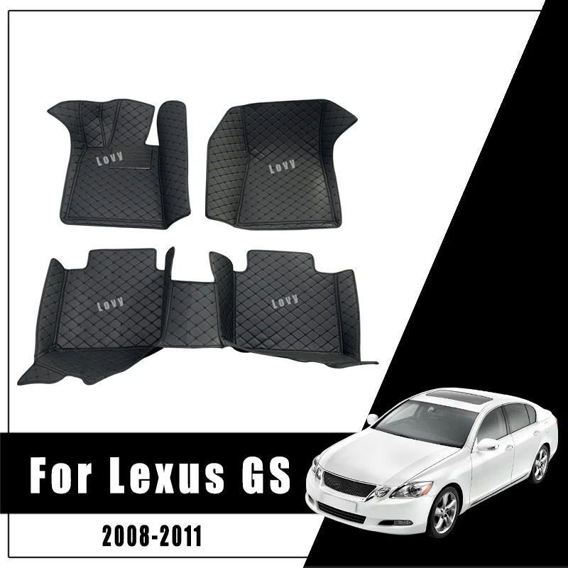 For Lexus GS 2011 2010 2009 2008 GS300 GS430 GS450h GS350 GS460 Car Floor Mats Carpet Auto Styling Interior Accessories Parts