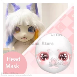 Anime Kigurumi Furry Head Mask For Furry Head Customized Handmade Head Furry Custom Fursuit Cosplay Fursuit Headsets Cosplay