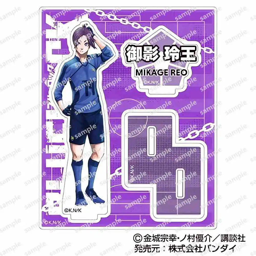 BLUE LOCK Anime Figure Shidou Ryuusei Nagi Seishiro Acrylic Stands Itoshi Rin Model Plate Desk Decor Standing Sign Birthday Gift