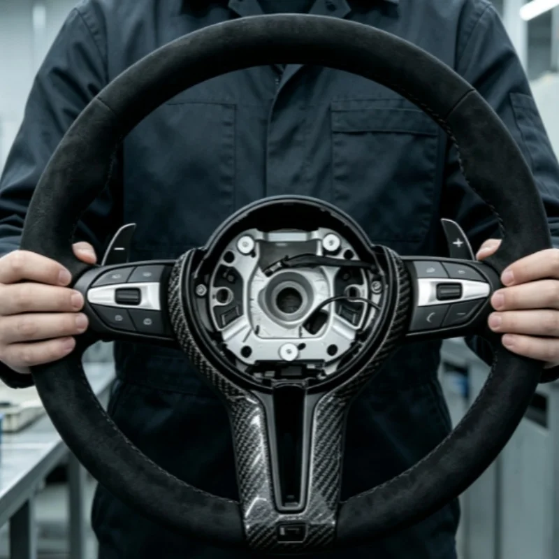 

M Sport Steering Wheel For BMW F01 F06 F10 F11 F12 F20 F21 F22 F25 F26 F30 F31 F32 F33 F34 F36 M3 F80 M4 F82 M5 F90 Accessories