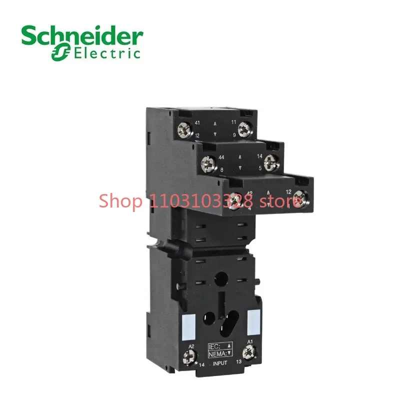 Original export Small relay base RXZE2S108M 12A 8-hole split socket safety socket Perfectly compatible with RXM2AB2BD/RXM2AB2P7