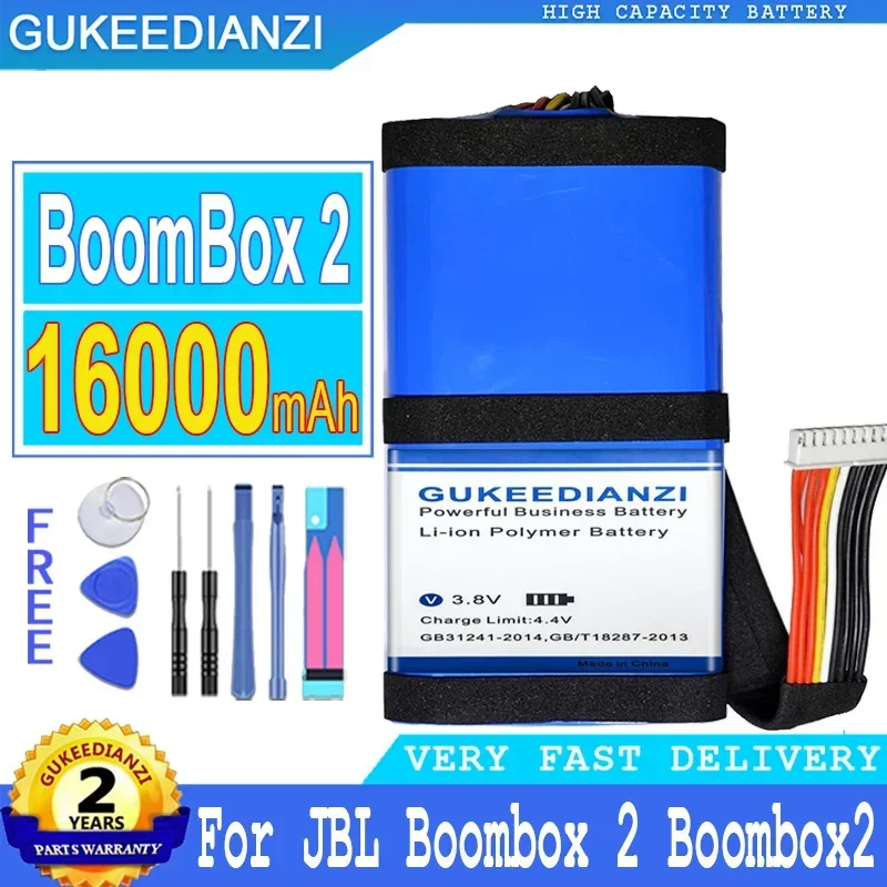 

Bateria BoomBox 2 Rechargeable Mobile Phone Batteries High Capacity Portable Battery 16000mAh For JBL Boombox2