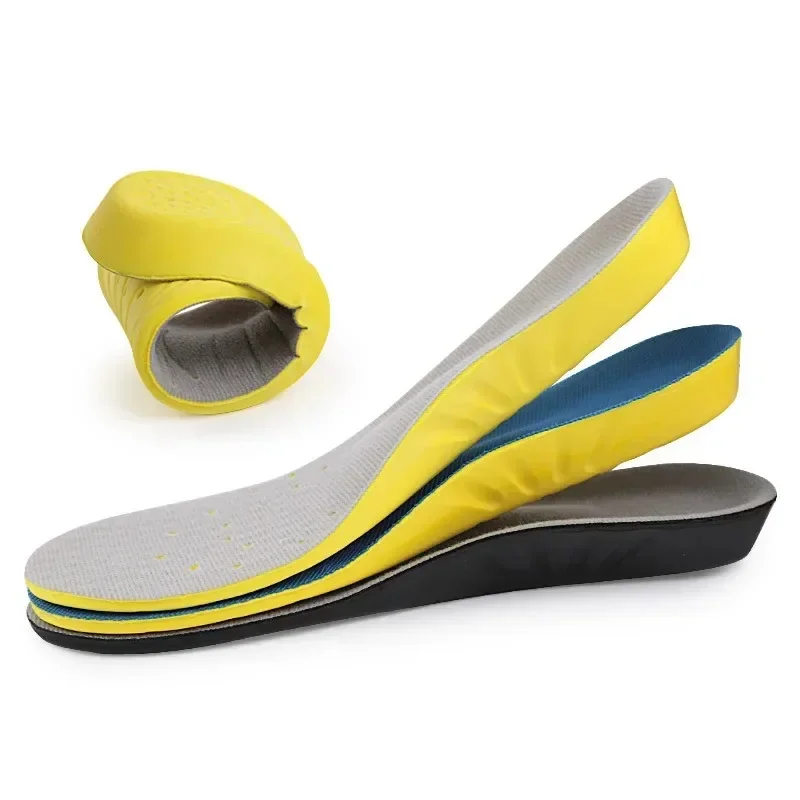 Foot Care Pain Relief Cushion Sports Plantar Fasciitis Shoe Pads PU Orthopedic Insoles for Women Man Velvet Surface Shoe Inserts
