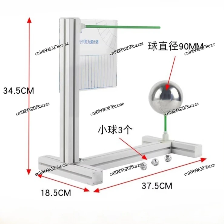 Electric Charge Interaction Tester Demonstrator Coulomb's Law Identical Charges Repel Each