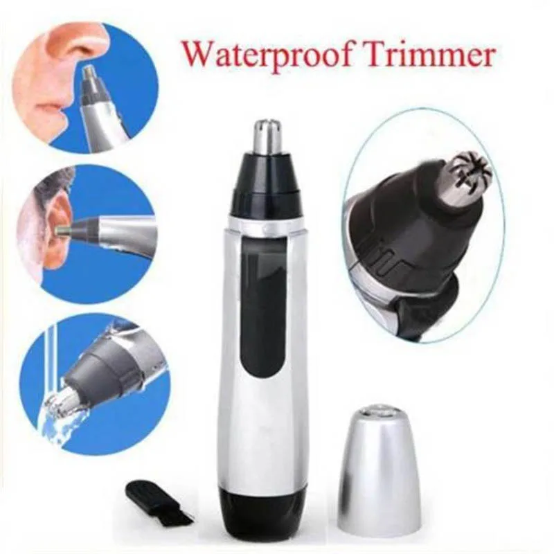 Stainless Steel Nose Hair Clip With Premium Material Leather Case For Home Office School Dormitory