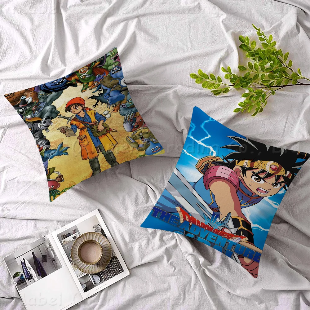 Game D-Dragon Quest Pillow Gift Home Office Decoration Pillow Bedroom Sofa Car Cushion CoverPillow Case