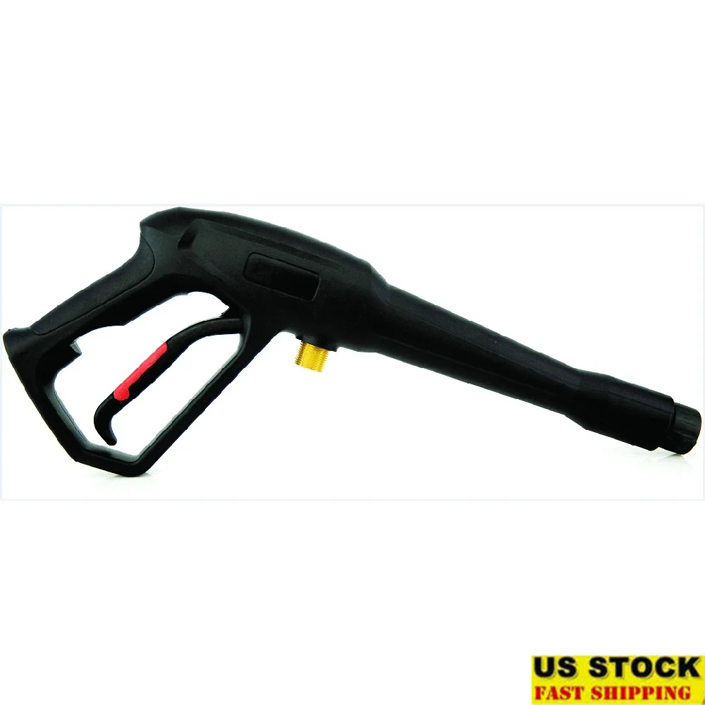 

Stainless Steel Pressure Washer Trigger Handle Max 3300 PSI Adapter Quick Connect Tips Fits Most Electric Washers