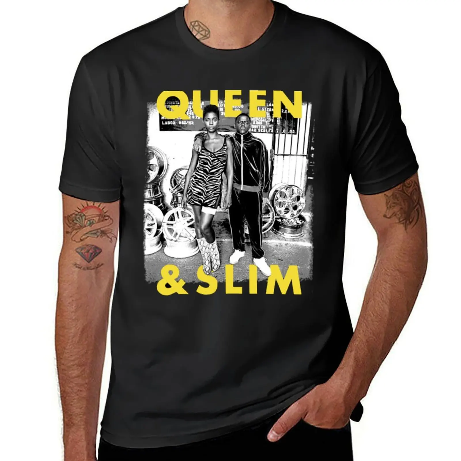 

Queen and Slim T-Shirt plus size tops tops summer clothes anime mens t shirts pack