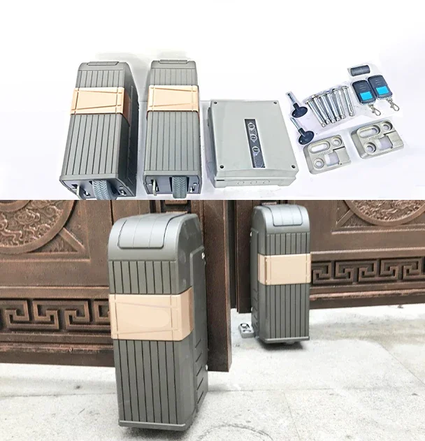 DC 24v Electric Wheel Rolling Swing Gate Motor Opener Operator Kit Automatic Roller Swing Gate Motor Operators
