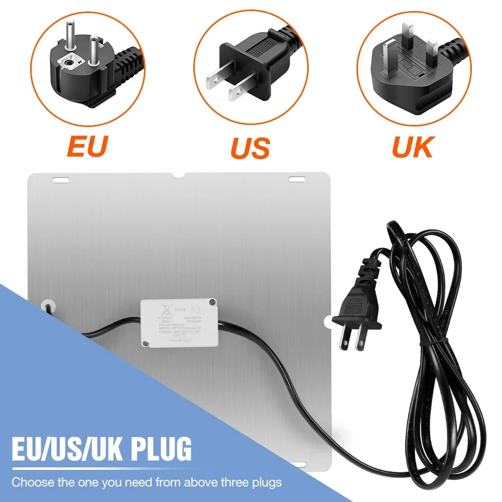 성장 LED 양자 플레이트 식재등 전체 스펙트럼 LED 식물등 LED 성장등 20W 40W 식물등 실내 온실용