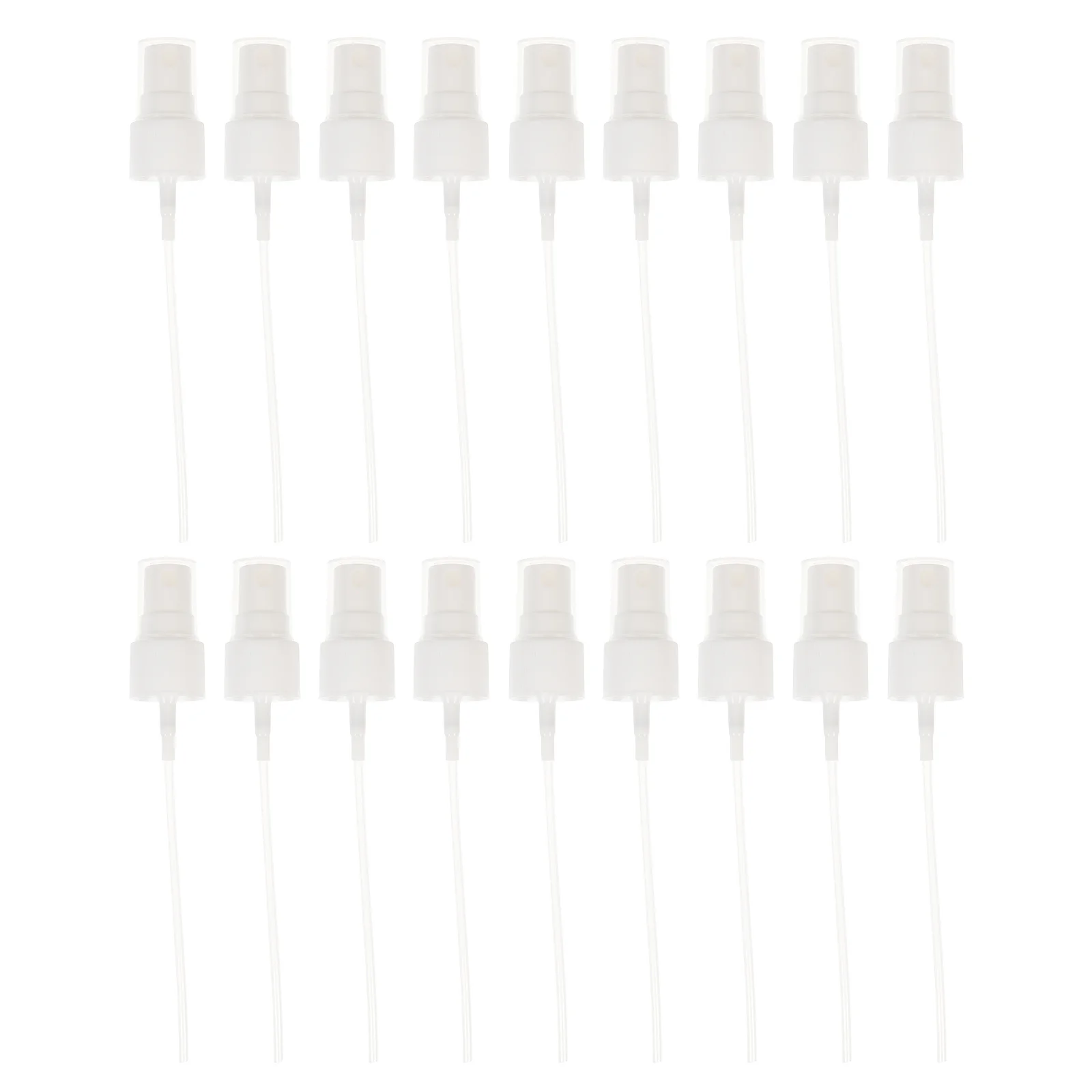 40 個ボトルスプレーノズル交換用プレスタイプファインミストスプレー再利用可能なポンプスプレーヘッドヘア香水用