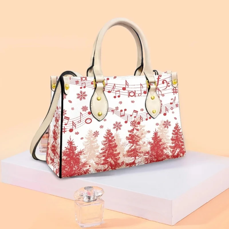 2023 Christmas Present Print on Demand Women Leather Handbags for Girls Ladies Crossbody Bag Top-handle Wholesale Dropshipping