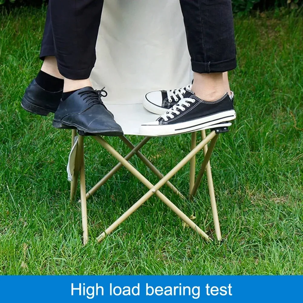 Camping Folding Chair Fishing Chair with Carrying Bag &Armrest Foldable Portable Camping Chair Heavy Duty for Travelling outdoor image 5