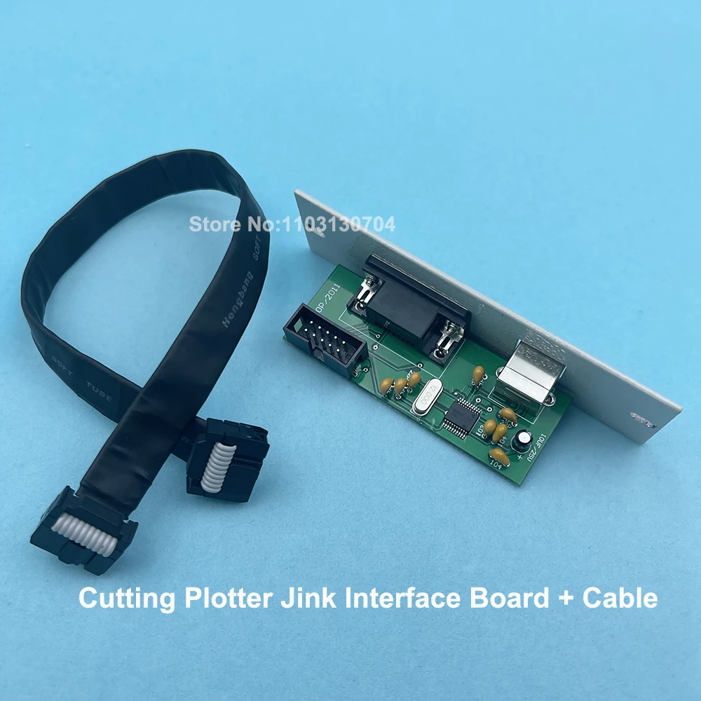 1PC For Jintian JT Cutting Plotter Interface Board with serial port and COM port Jinka JK Cutter Connector Board Adapter Card