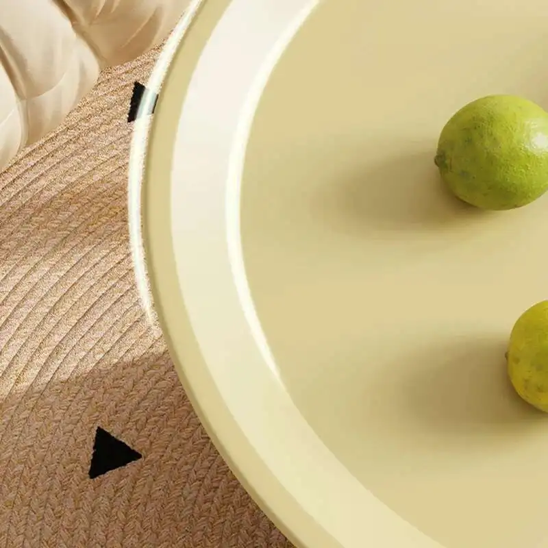 

Nordic Style Trendy Coffee Table Unique Round Home Yellow Coffee Table Minimalist Bedroom Table Basse Luxe Furniture Supplies