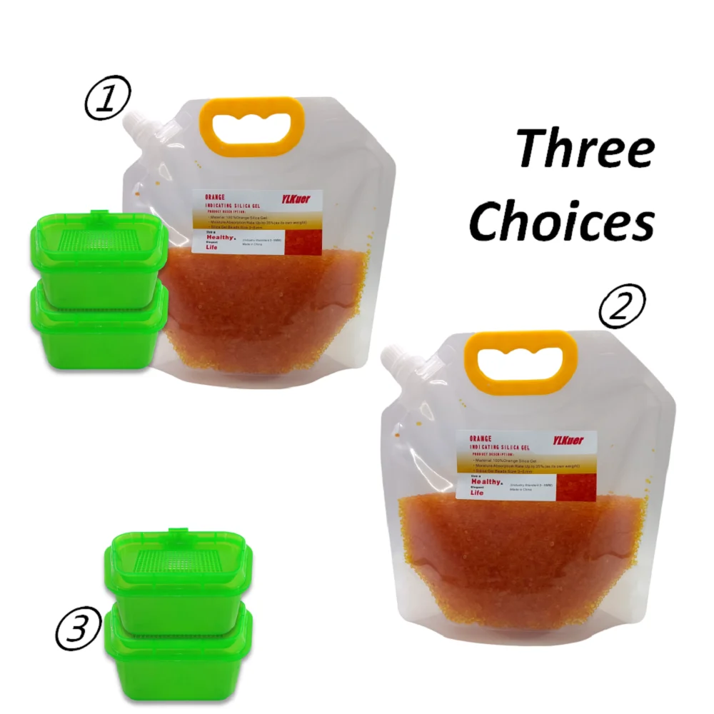 Desiccant Reusable Desiccant Bags Reusable Silica Gel Beads, Moisture Absorber, Dehumidifier