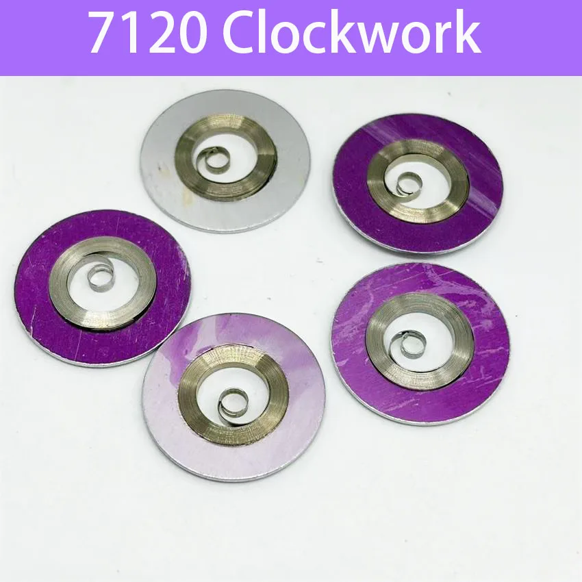 3PCS Mainspring for Domestic 7120 Mechanical Watch Movement Repair Essential Accessory for Watchmakers