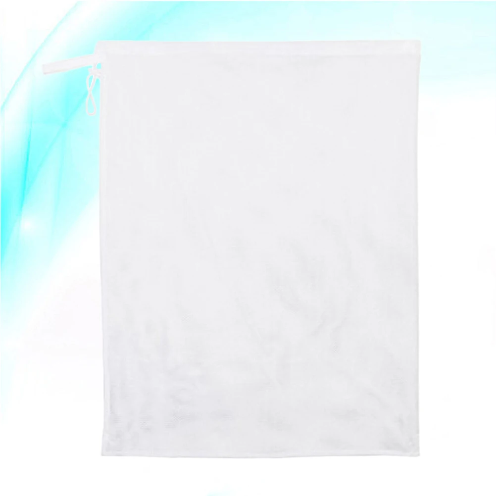 

2pcs Laundry Bag Large Mesh Washing Machine Net Bags Foldable Nylon Storage Drawstring Clothes Protection Lightweight for Home