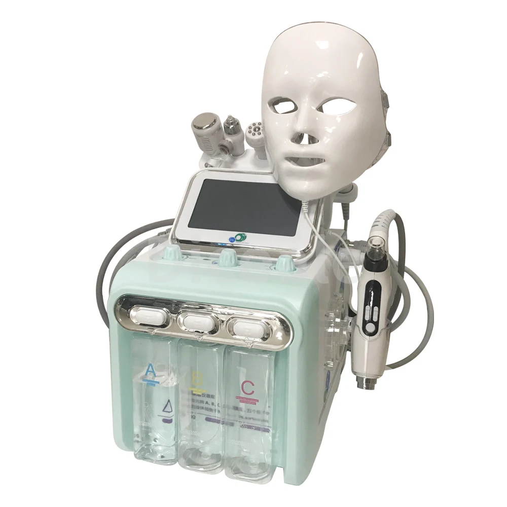 ماكينة جلدي متعددة الوظائف ، H2O2 ، فقاعة صغيرة ، تفتيح البشرة ، إزالة التجاعيد ، شد الوجه ، 8 في 1