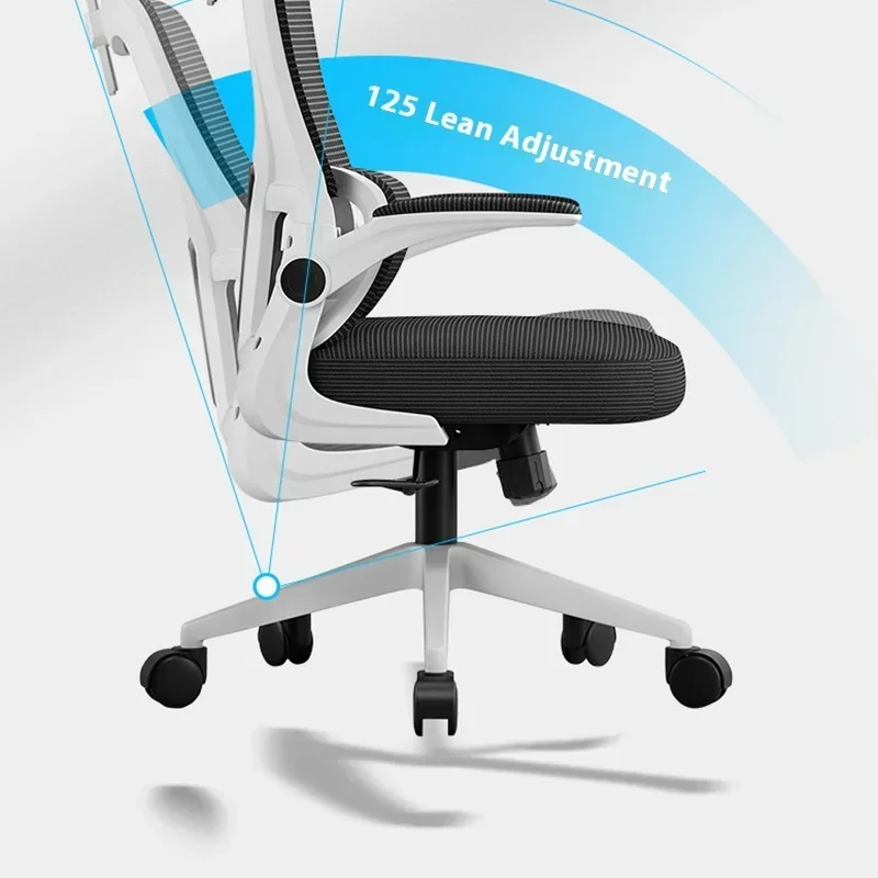 

Massage Chair Pc Room Wheels Portable Rotatable Durable Chairs Nylon Foot Rest Comfortable Base Sedia Da Ufficio Furniture