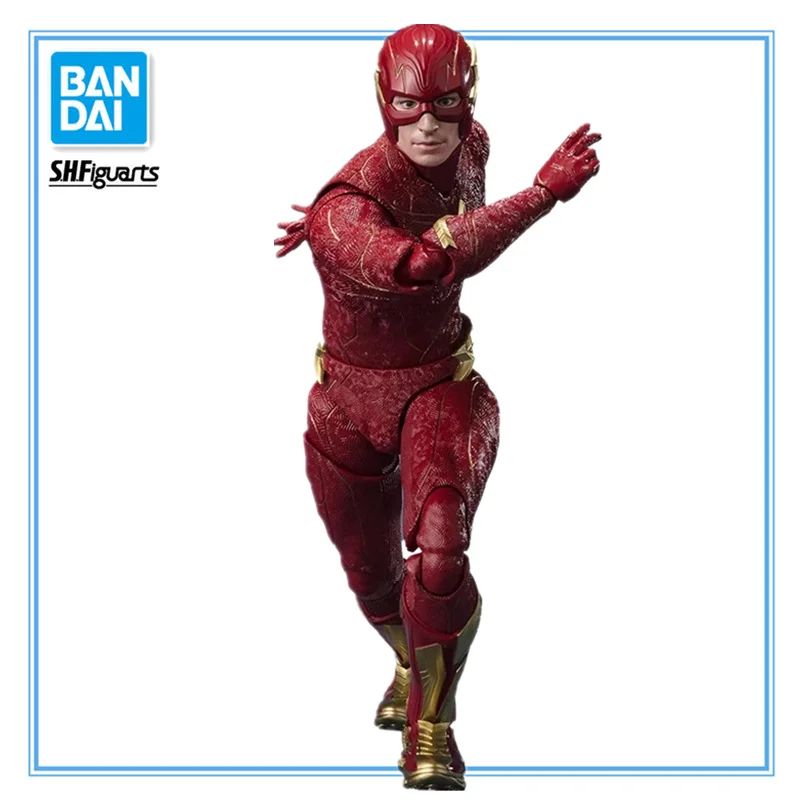 

В наличии Bandai Spirit Limited S.H. Фигуртс SHF 15 см экшн-фигурка из флэш-детектива комиксов Лиги Справедливости игрушечные подарки