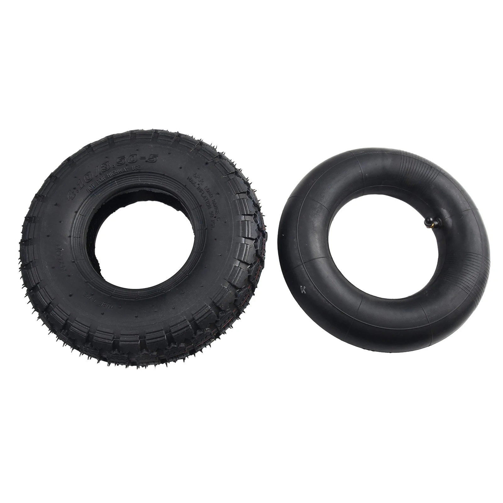 12inch 4.10/3.50-5 Inner Tube&Tyre For Electric Scooter Wheelbarrow Tiller Bike Bicycle MTB Moutain Bike Supplies Rubber