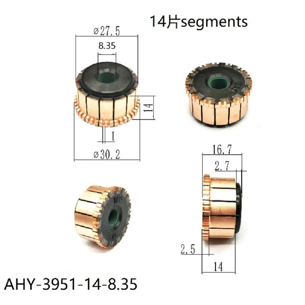 27.5*8.35*14*14p Rectifier Reverser Copper Head Ahy-3951-14-8.35