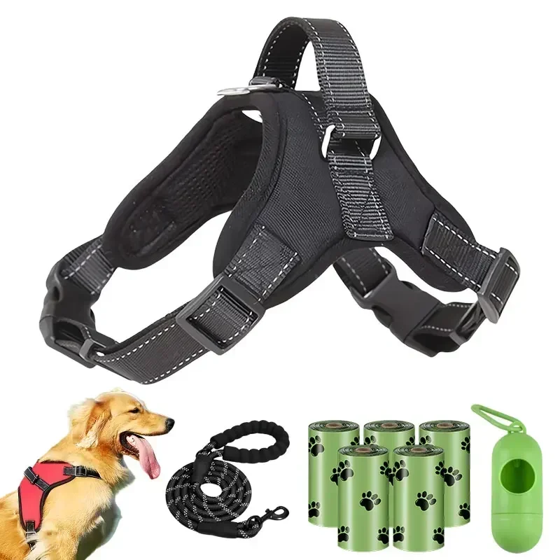 

Dog Harness Adjustable Pet Harness Vest for Small Medium and Large Dogs for Outdoor Walking dog accessories for small dogs