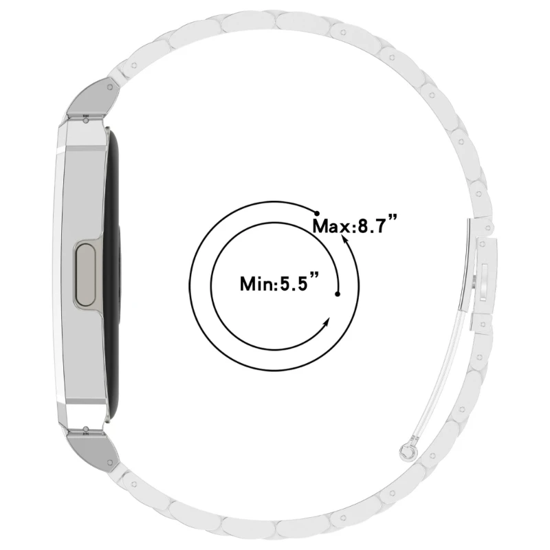 バンド10 9 8 .066A用の交換用バンドリストバンドステンレス鋼監視バンド