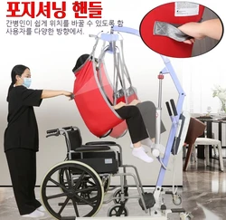 Ehucon Patient Lift Divided Leg Sling with Lower Back, Transfer Hoist Hoyer Sling for Lifting and Positioning 500lb SWL