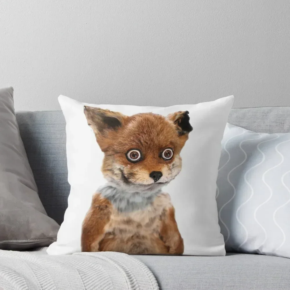 GEOFF STONED FOX TAXIDERMY MEME ADELE MORSE Throw Pillow Pillowcase pillowcases for sofa cushions pillow