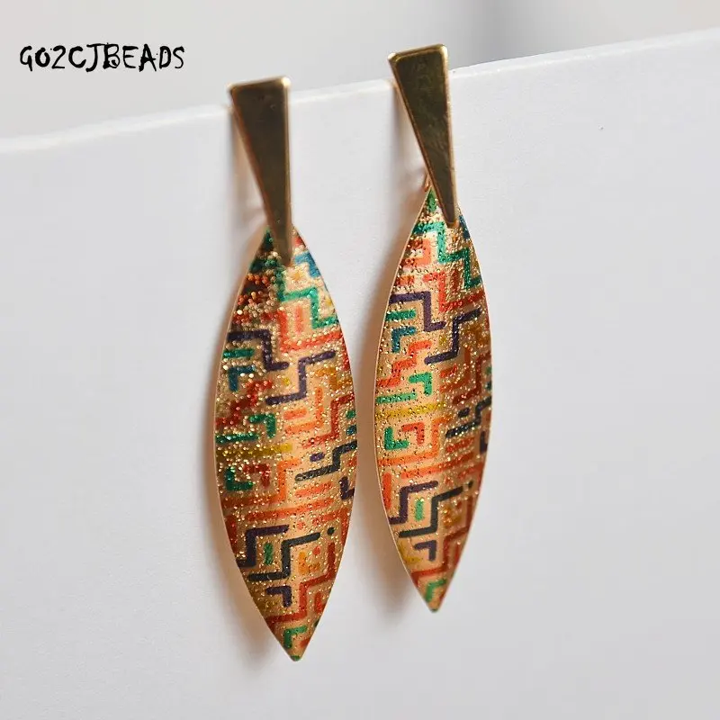 Bohemian Alloy Earrings Women Metal Tassel Ethnic Style Earrings Long Earring Women Girls Jewelry Fashion Punk