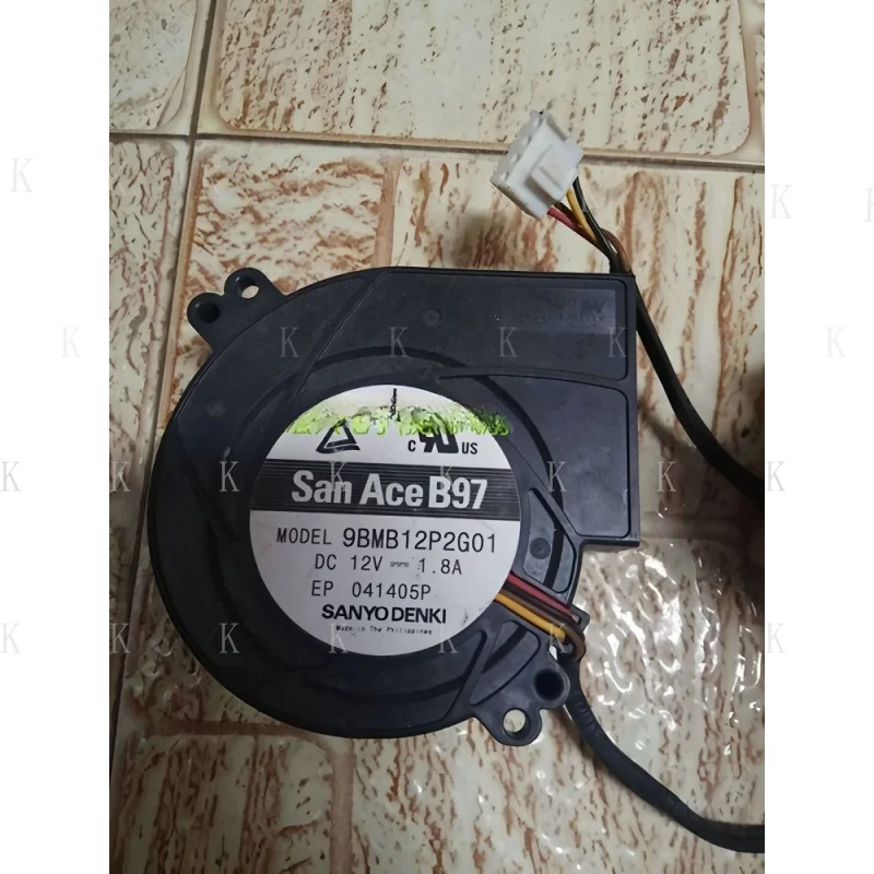 

C FOR Sanyo Large Air Volume Turbine Cooling Fan 9BMB12P2G01 97*97*33mm 12V 1.8A