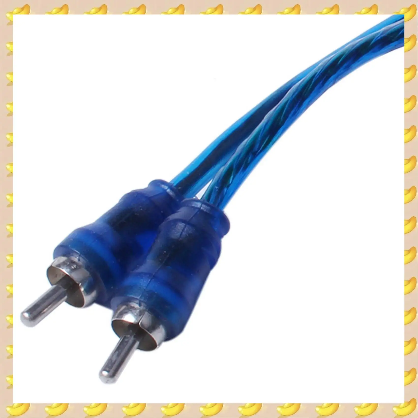 A45U 12 Pcs Audio Connection For 1 RCA Female To 2 RCA Male Adapter Splitter Cable