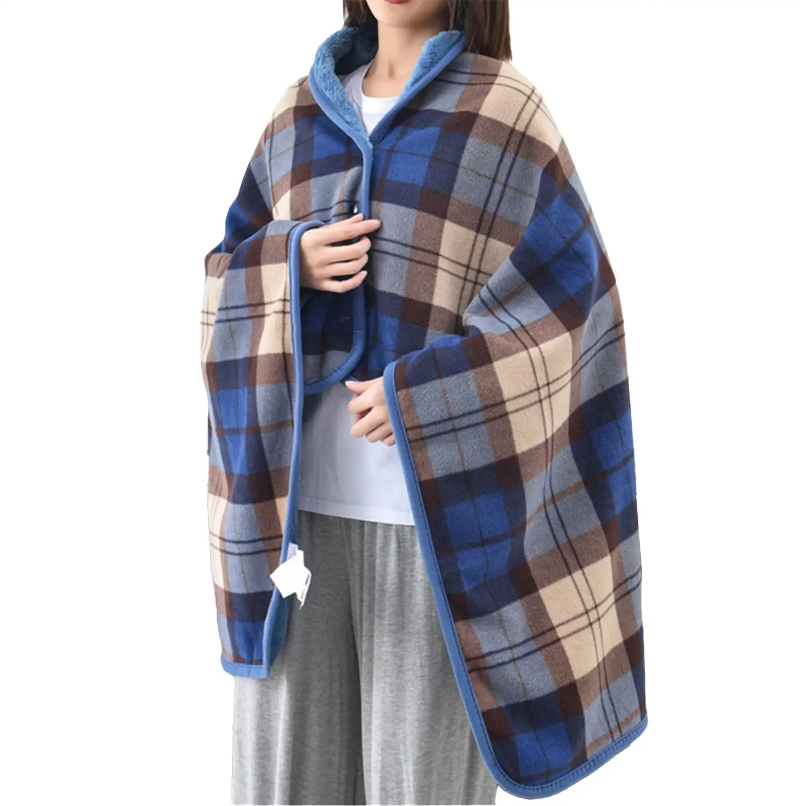 

Winter Wraps For Women Wearable Soft Warm Cape With Buttons Winter Scarf For Mother Girlfriend Home Travel Winter Christmas