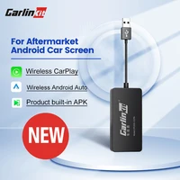 CarlinKit Wred & Wireless Android Auto & CarPlay Dongle adaptador USB para coche para mercado de accesorios Android Radio de coche Mirrorlink Split Sceen
