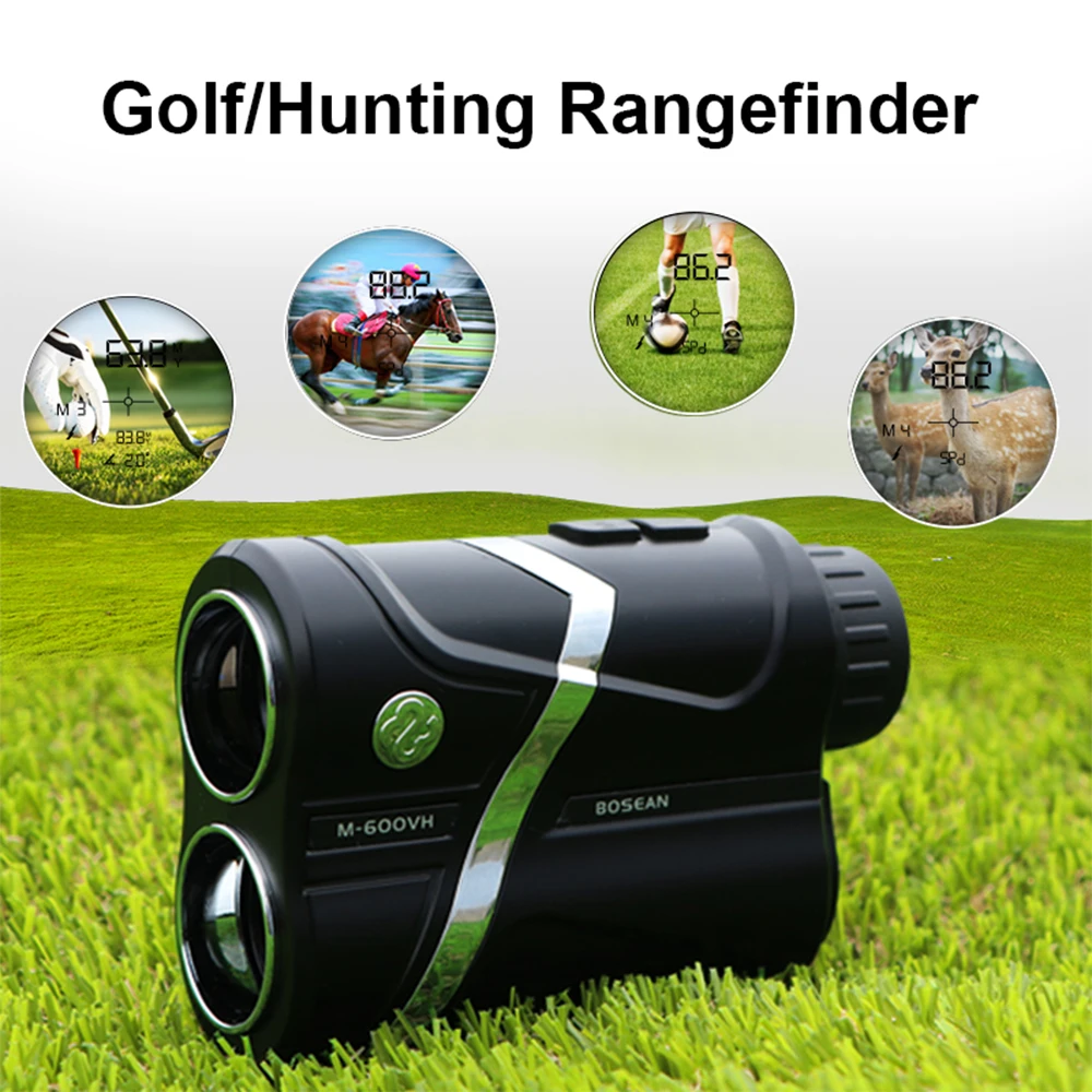 بوشون M-600VH جولف ليزر Rangefinder مسافة متر قابلة للشحن جولف متر ارتفاع المسافة زاوية سرعة العلم قفل