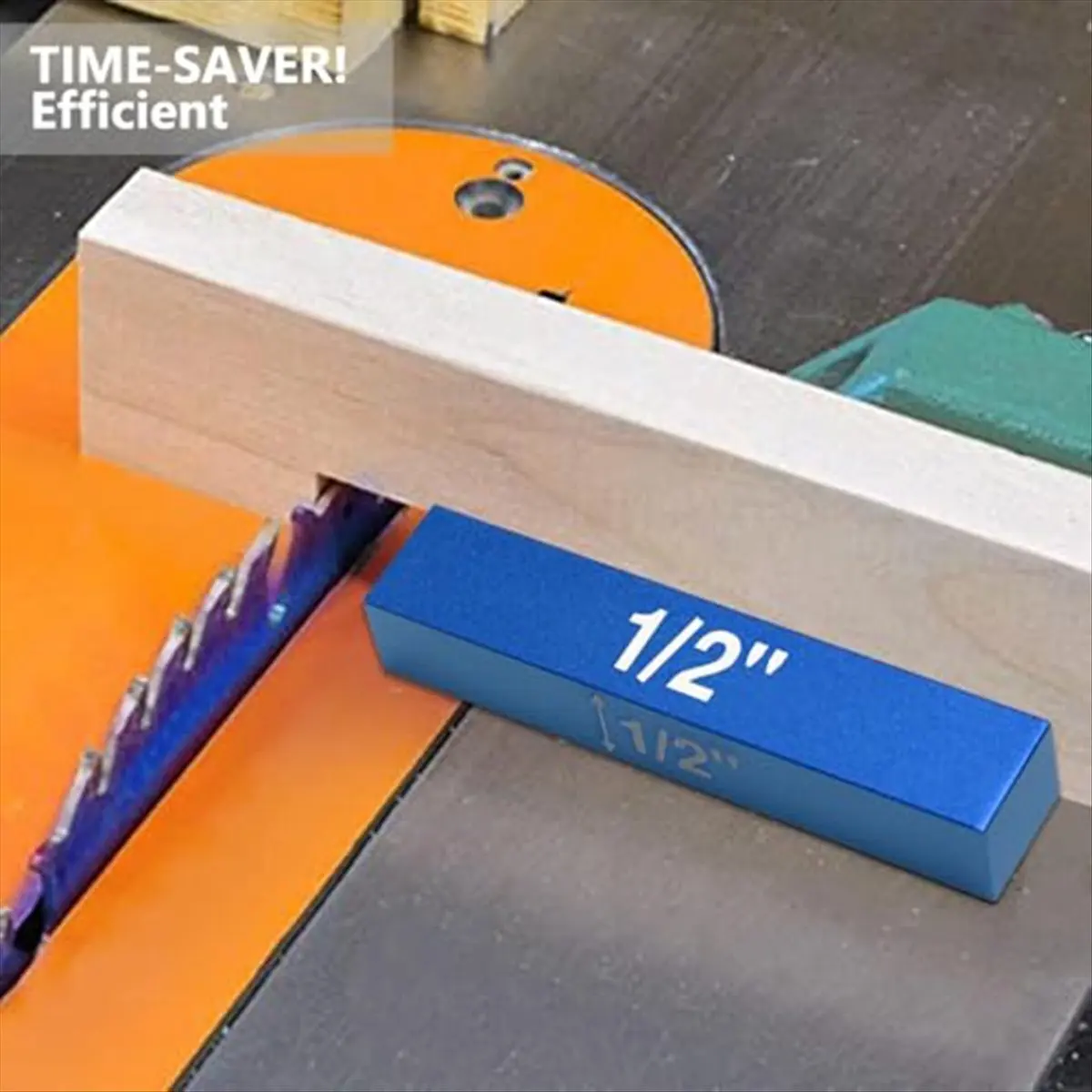 cnim-setup-blocks-woodworking-height-gauge-set-15-pcs-of-set-up-bars-router-table-and-table-saw-accessories-blue