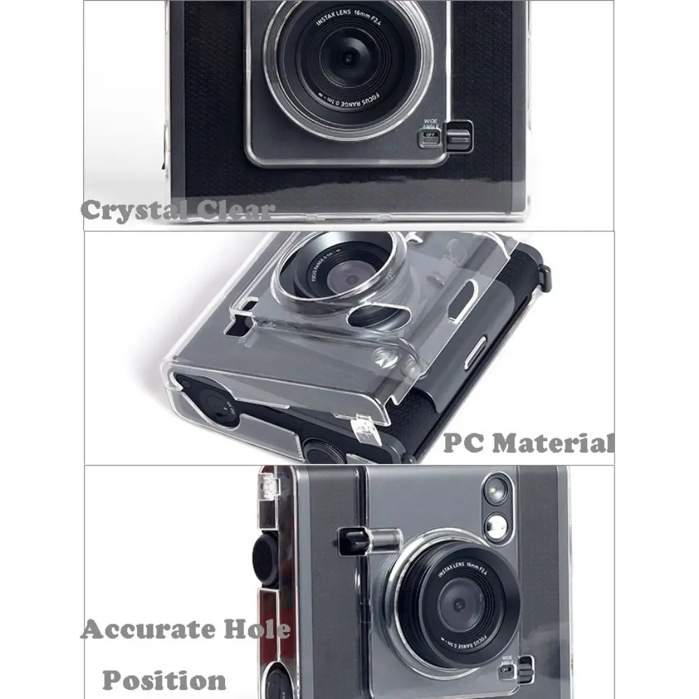 Transparent Instant Camera Cover Crystal Anti Scratch Protective Shell Shockproof for Fujifilm Instax WIDE EVO