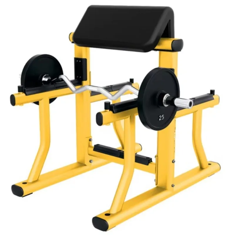 Commercial Arm Curl Bench Preacher Curl Bench with Safety Feature for Bodybuilding and Biceps Training in Home & Gym Fitness