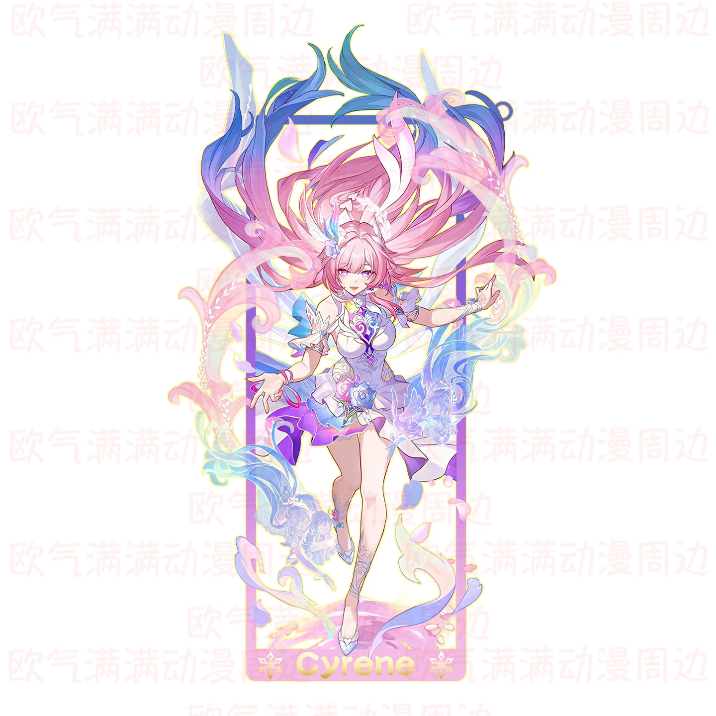 Honkai Star Rail Constance The Dahlia Cosplay Hollow Out Metal Bookmark Exquisite Handicrafts Anime Figures Gifts For Halloween