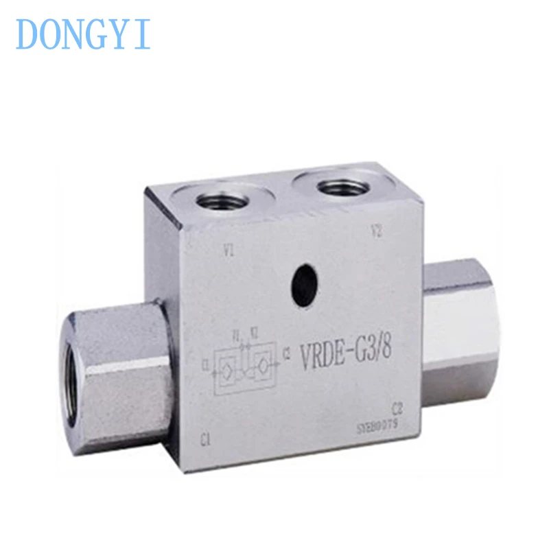 Pipe Type Bidirectional Hydraulic Pressure Holding Valve VRDE VRDE-G1/4 VRDE-G3/8 VRDE-G1/2 VRDE-G3/4