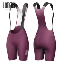 LAMEDA Women Cycling Bib Shorts High elasticity Biking Shorts Padded High-Waisted Bike Pants Road  Cycling Clothing