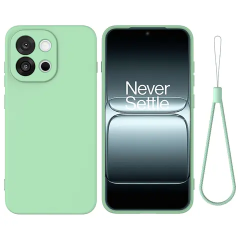 Silicone Case For Oneplus Nord 6 Turbo 6 Soft Skin-feel Ultra-thin Anti-fall Lanyard Shockproof Cover For Oneplus Nord6 Turbo6