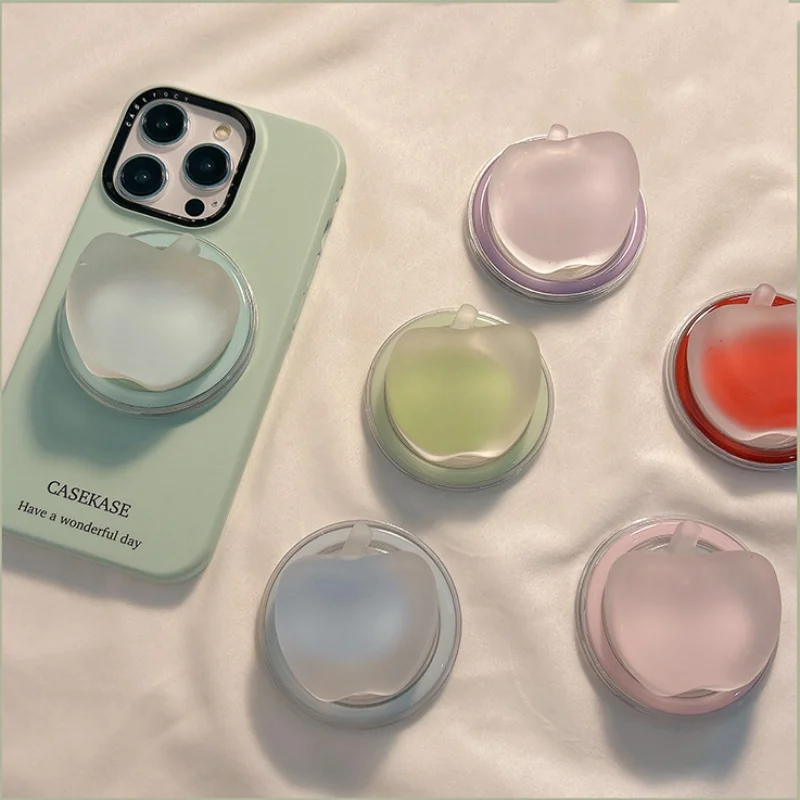 

Белое яблоко для Magsafe, магнитная ручка для телефона Tok Griptok, подставка для iPhone, забавный складной держатель для беспроводной зарядки